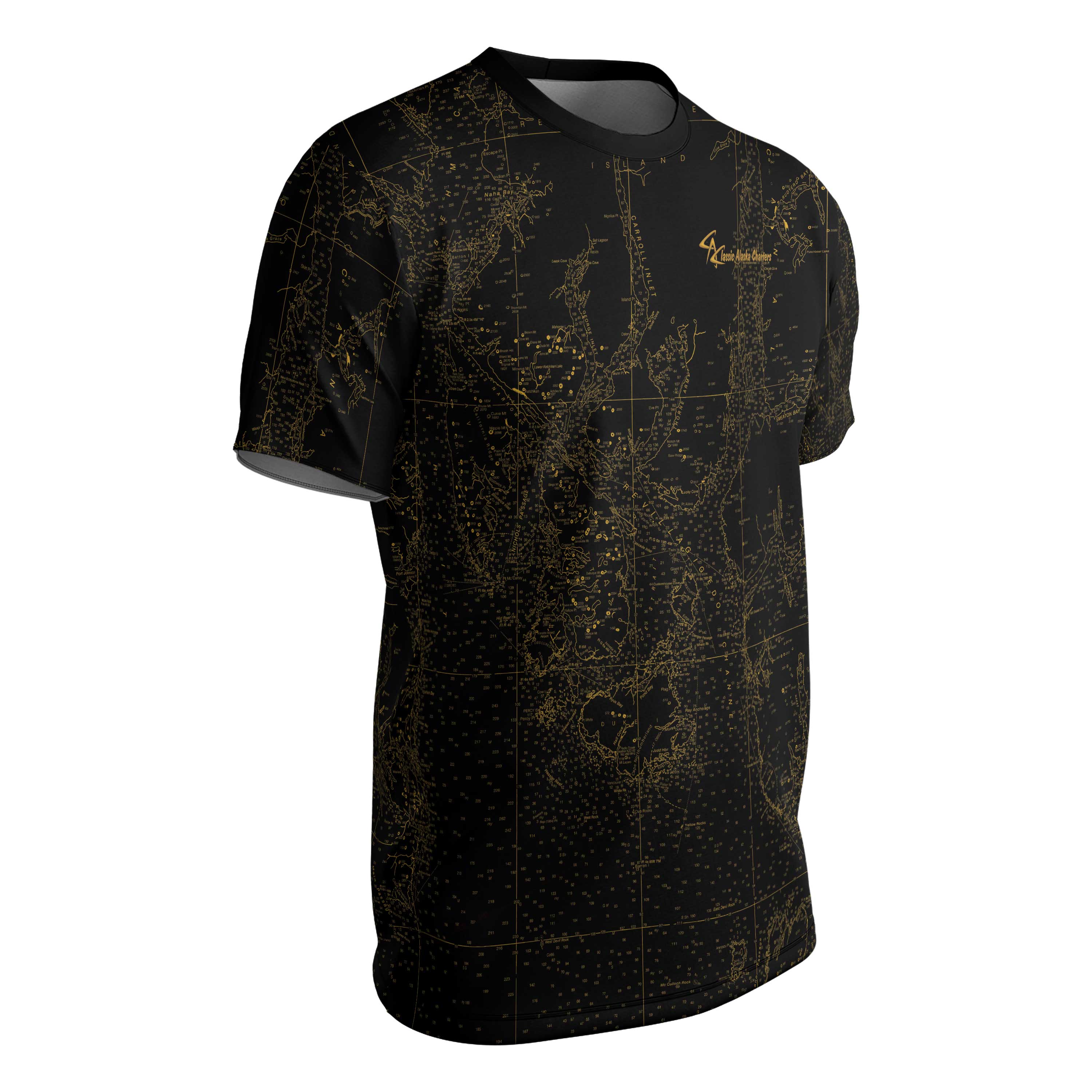 The CAC Midnight Gold Short Sleeve Performance Tee